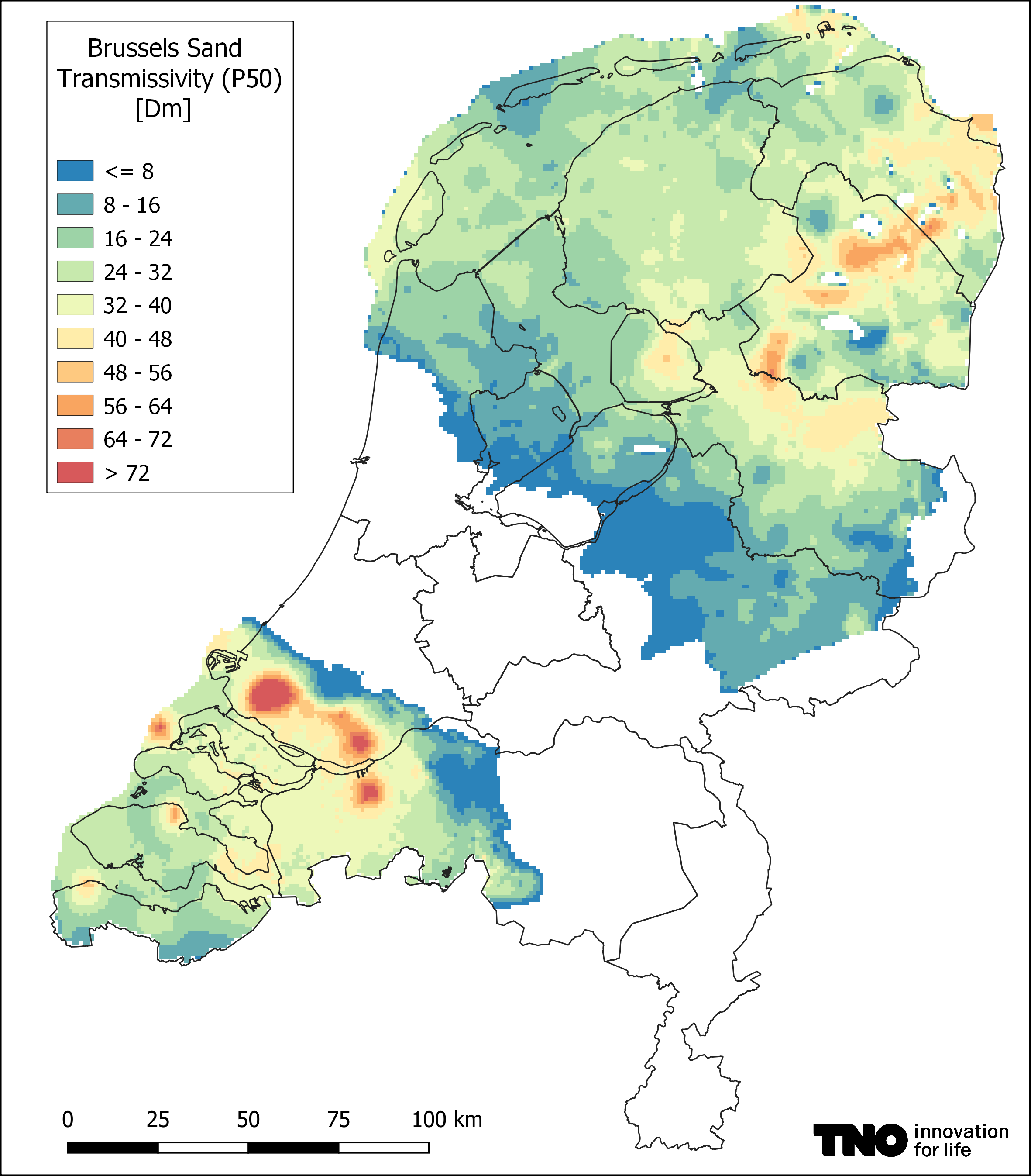 Brussels Sand transmissivity